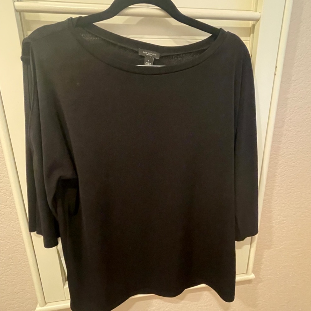 Ann Taylor - split sleeve tee